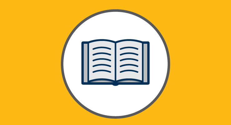 Illustration of an open book.